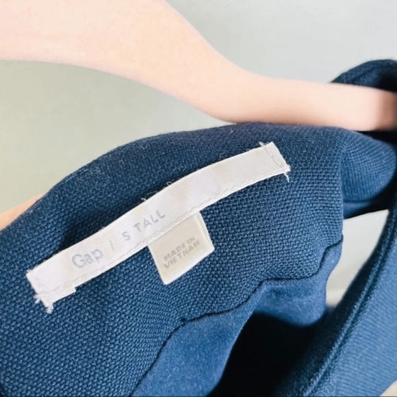 GAP Navy Blue Sleeveless Sheath Dress Size Small Tall - Picture 5 of 6